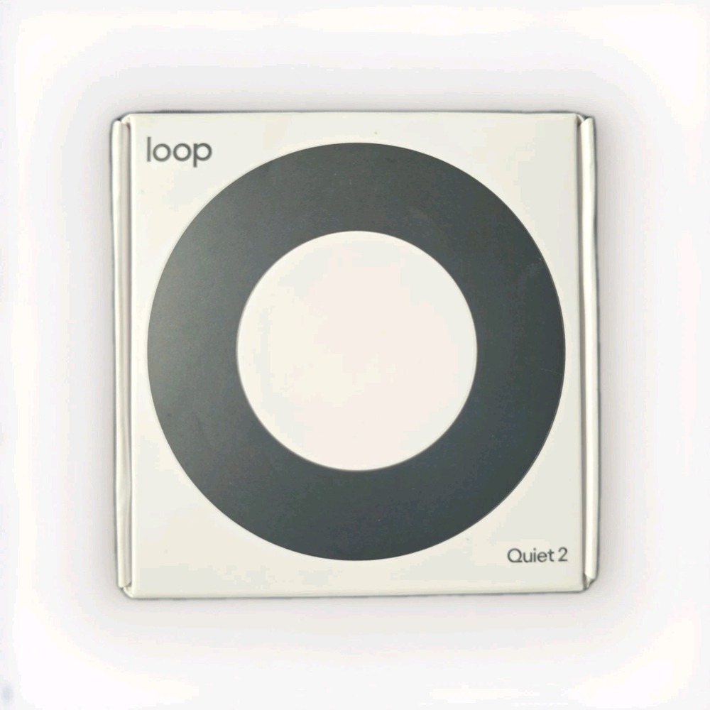 Loop Quiet 2 Earplugs for Noise Reduction 14dB Color: Black - Sealed Box